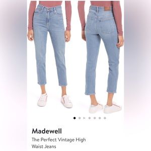 Madewell Perfect Vintage high waist jeans